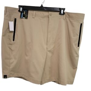 Shorts 48W Inseam 9" Tan Zip Pockets NWT